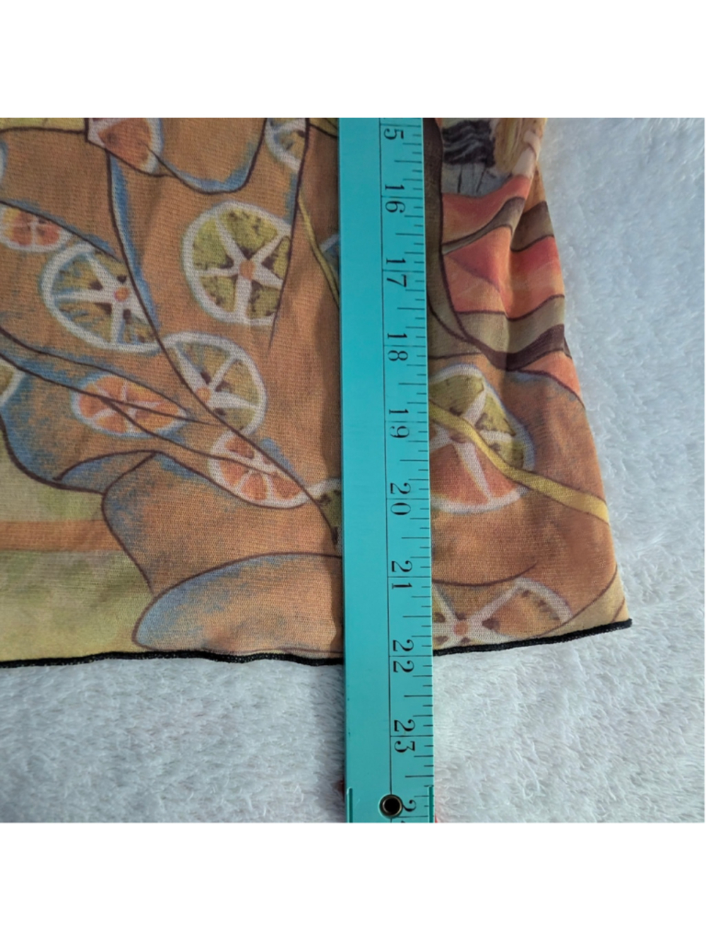 Clio Vintage Y2K Mesh Geisha Graphic Made in USA Sheer Tattoo Print Top - Medium - Picture 7 of 10
